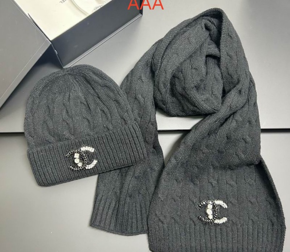 Chanel Hat and scarvf(AAA)-0267