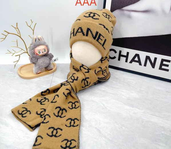 Chanel Hat and scarvf(AAA)-0279