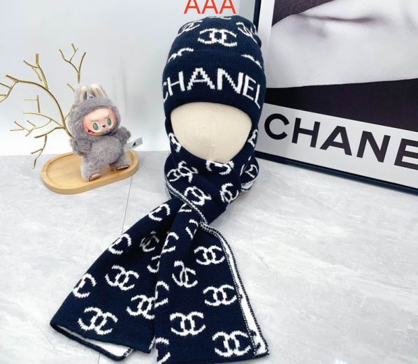 Chanel Hat and scarvf(AAA)-0280
