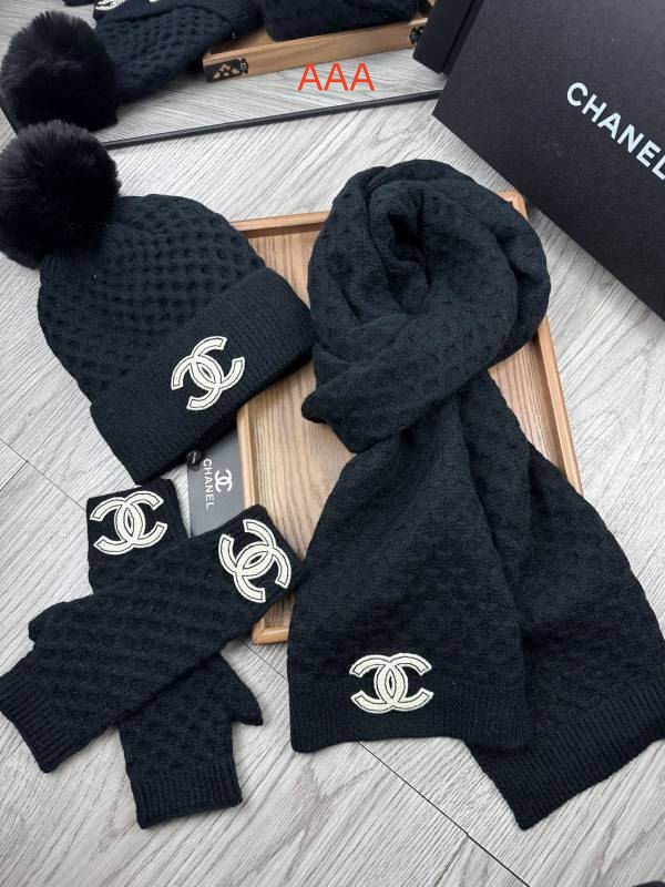 Chanel Hat and scarvf(AAA)-0104