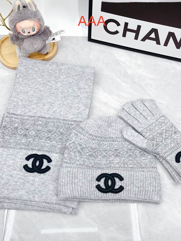 Chanel Hat and scarvf(AAA)-0120