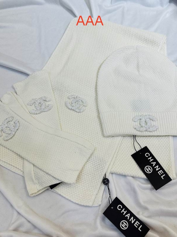 Chanel Hat and scarvf(AAA)-0123
