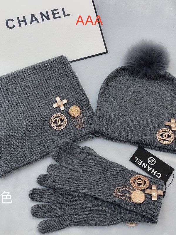 Chanel Hat and scarvf(AAA)-0083