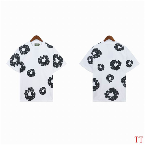 Denim Tears Round neck T-shirt-M-0046