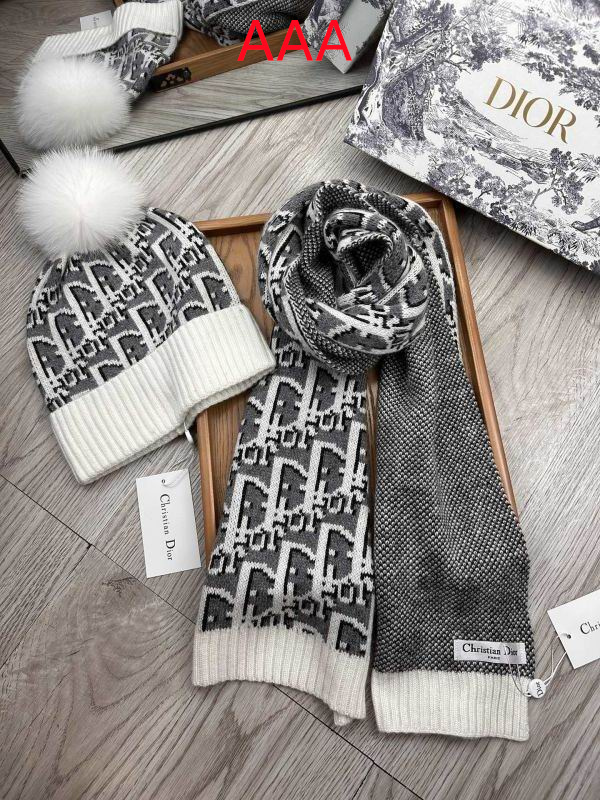 Dior Hat and scarvf(AAA)-0009