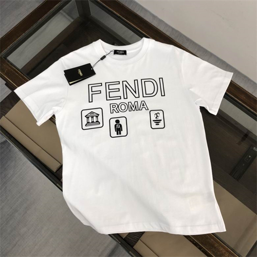 Fendi Round neck T-shirt-M-262