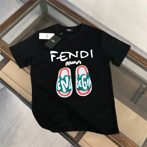 Fendi Round neck T-shirt-M-272