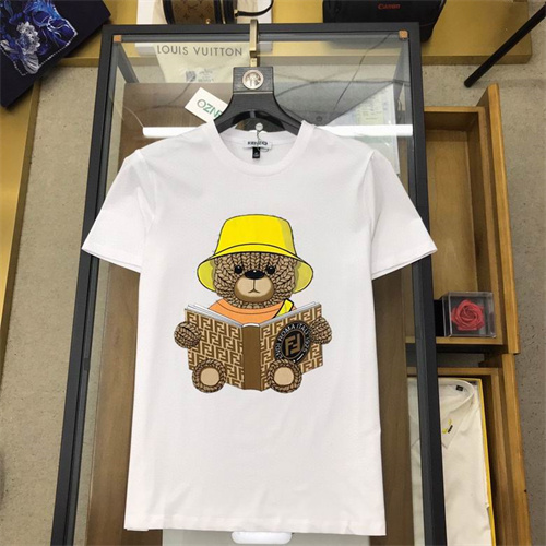 Fendi Round neck T-shirt-M-421