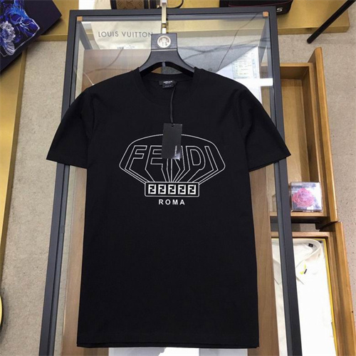 Fendi Round neck T-shirt-M-400