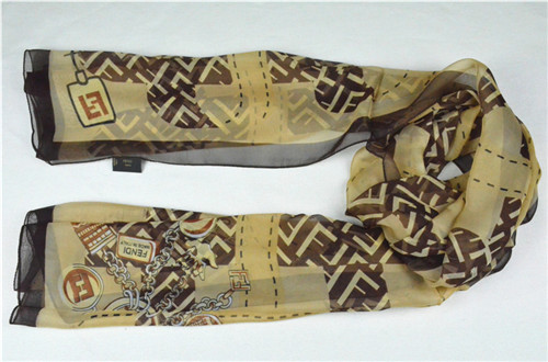 FENDI Silk Scarf-015