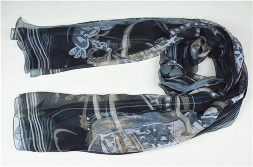 FENDI Silk Scarf-020