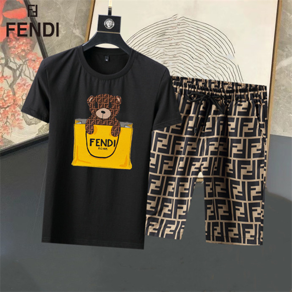 Fendi T-shirt(Suits)-056