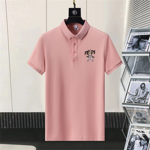 Fendi Lapel T-shirts-M-0017