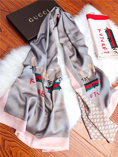 Gucci-Silk Scarf-034