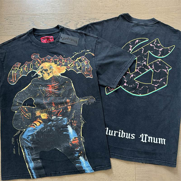 Godspeed neck T-shirt-M-0010