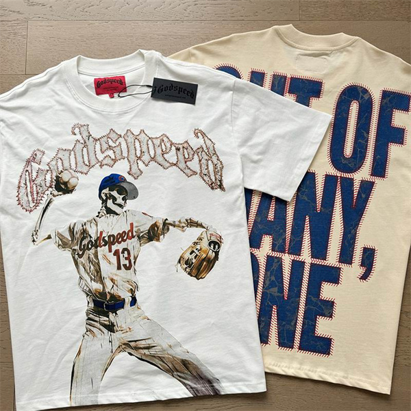 Godspeed neck T-shirt-M-0131