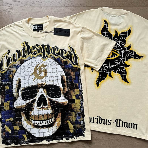 Godspeed neck T-shirt-M-0166