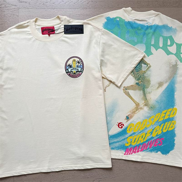 Godspeed neck T-shirt-M-0171