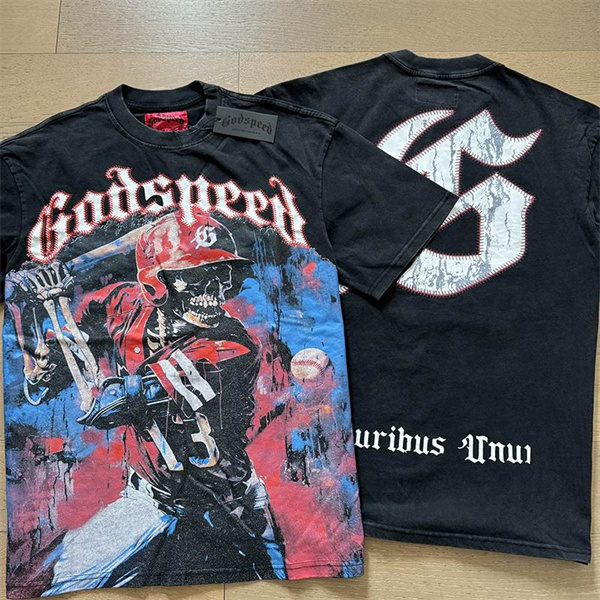 Godspeed neck T-shirt-M-0021