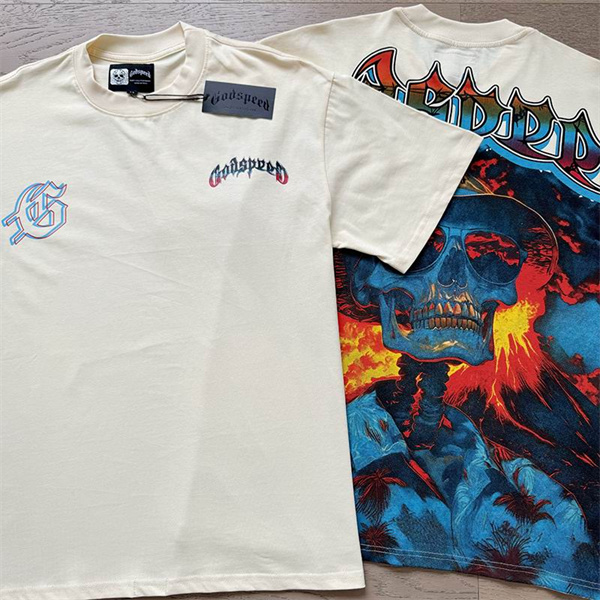 Godspeed neck T-shirt-M-0216