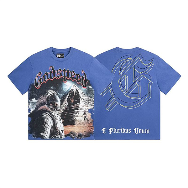 Godspeed neck T-shirt-M-0044