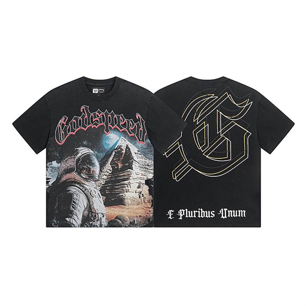 Godspeed neck T-shirt-M-0045