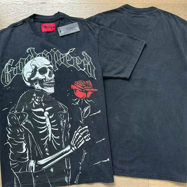 Godspeed neck T-shirt-M-0082