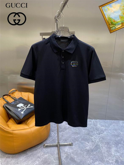 Gucci Lapel T-shirts-M-0596