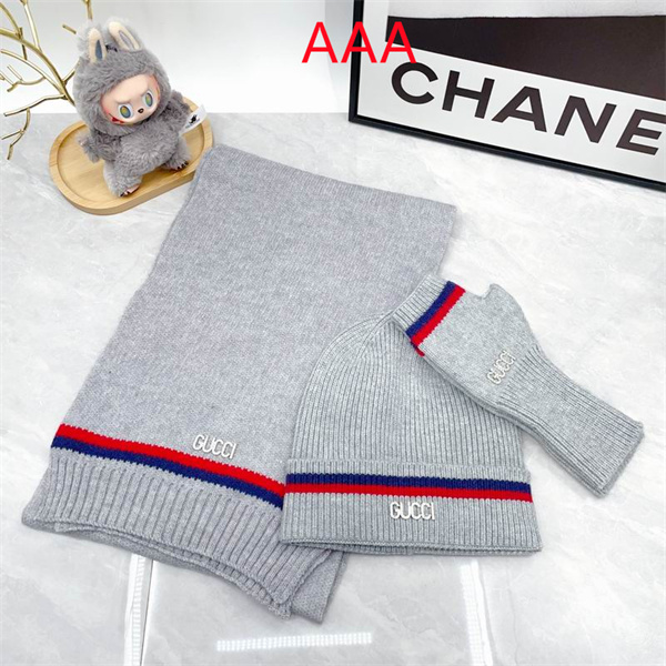 Gucci Hat and scarvf(AAA)-0001