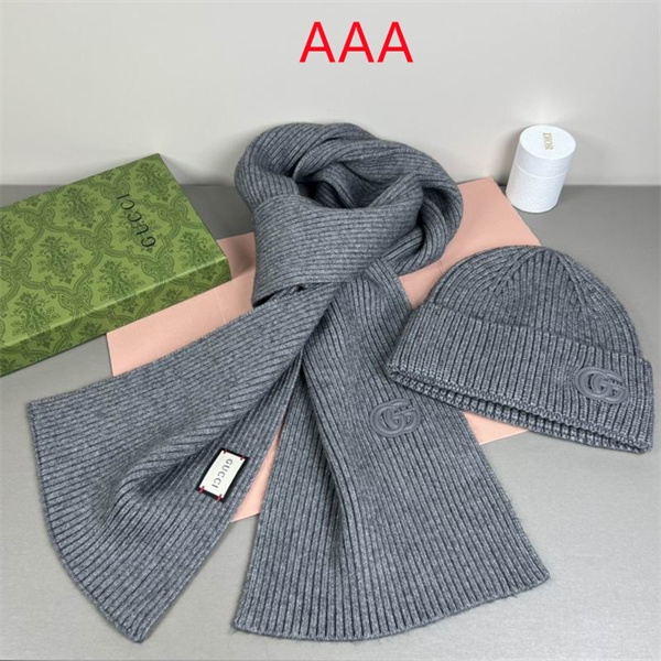 Gucci Hat and scarvf(AAA)-0015