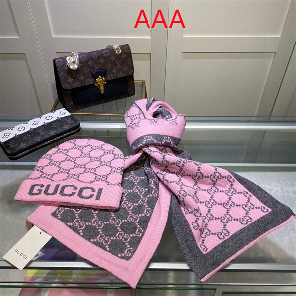 Gucci Hat and scarvf(AAA)-0033