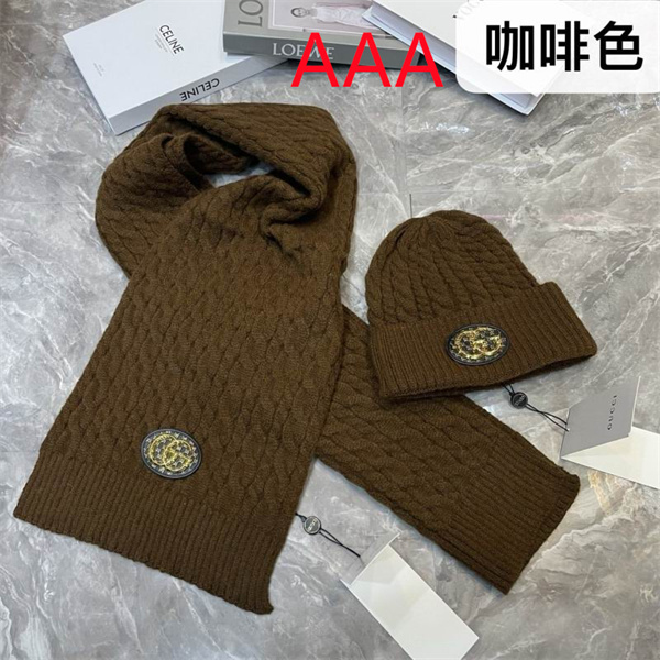 Gucci Hat and scarvf(AAA)-0088