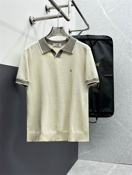 Hermes Lapel T-shirts-M-0109