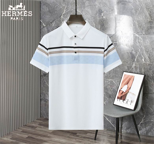 Hermes Lapel T-shirts-M-0127