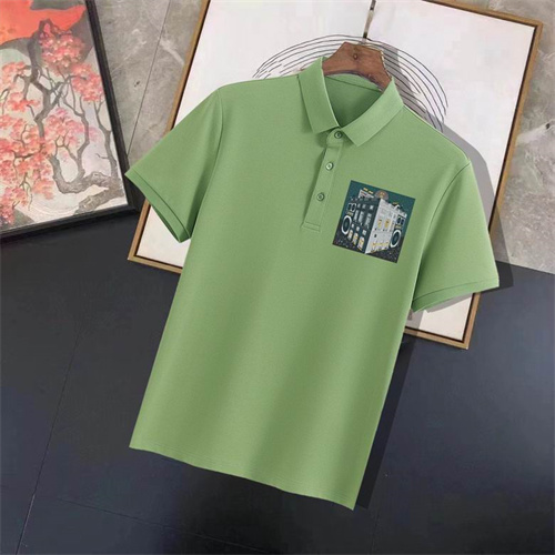 Hermes Lapel T-shirts-M-0019