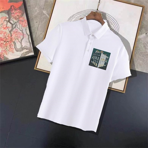 Hermes Lapel T-shirts-M-0022