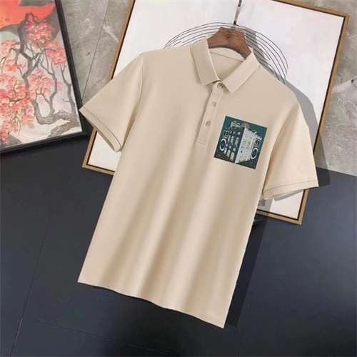 Hermes Lapel T-shirts-M-0024