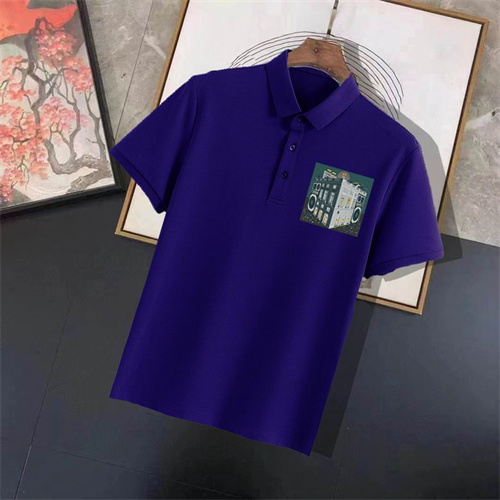 Hermes Lapel T-shirts-M-0026