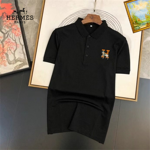Hermes Lapel T-shirts-M-0053