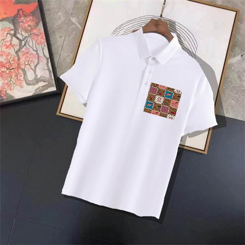Hermes Lapel T-shirts-M-0007
