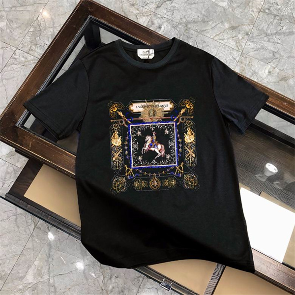 Hermes Round neck T-shirt-M-089