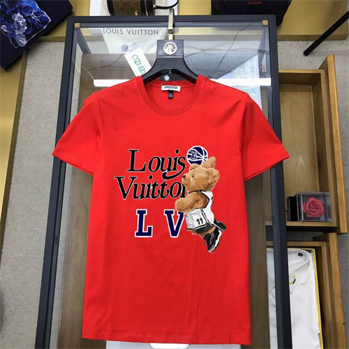 Lv Round neck T-shirt-M-0214