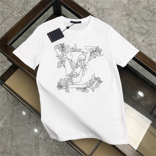 Lv Round neck T-shirt-M-1006