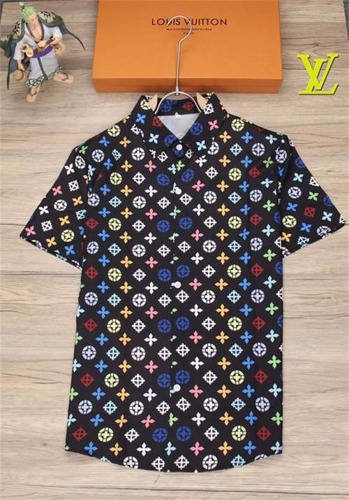 LV short shirt-M-041