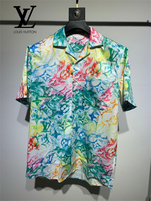 LV short shirt-M-025