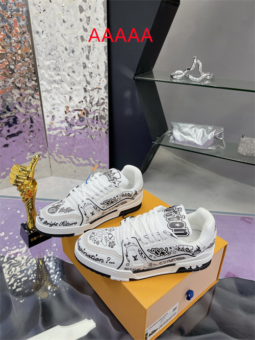 LV(AAAAA)Shoes-M-0386