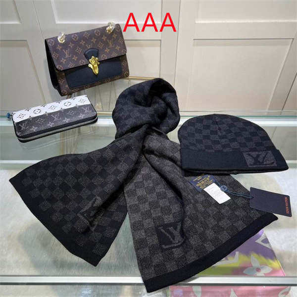 LV Hat and scarvf(AAA)-0115