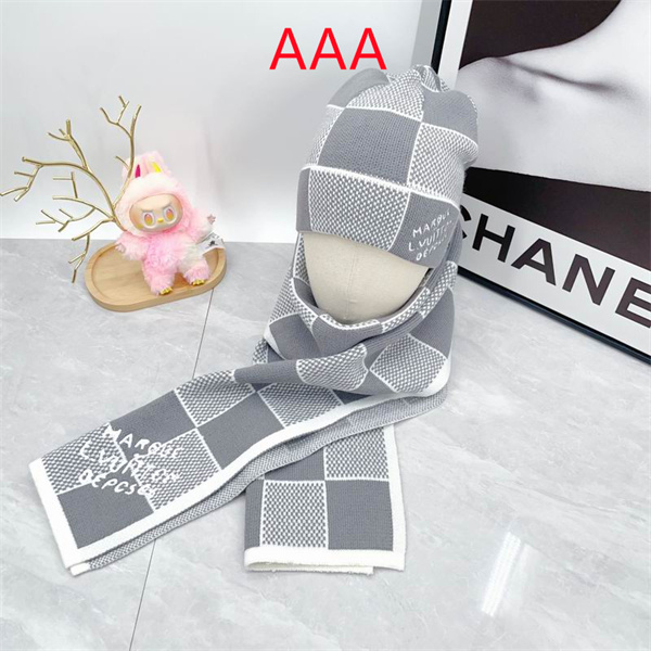 LV Hat and scarvf(AAA)-0125