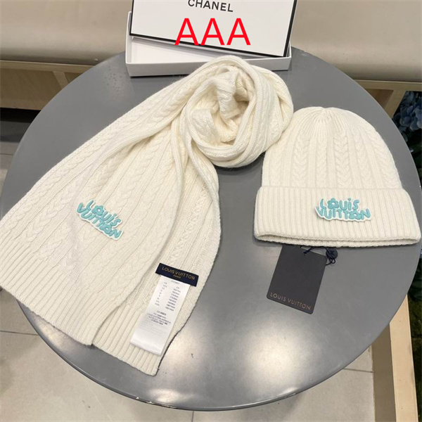 LV Hat and scarvf(AAA)-0139