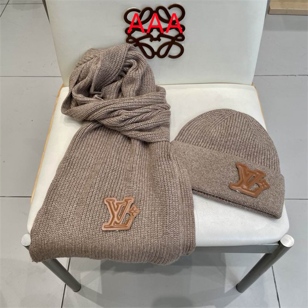 LV Hat and scarvf(AAA)-0156